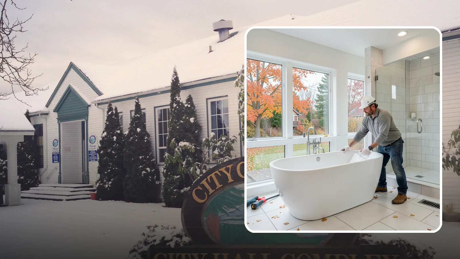 Freestanding Tub Installation in Pacific, King County, WA - A freestanding tub installation places a striking standalone soaking tub as your bathroom's centerpiece.