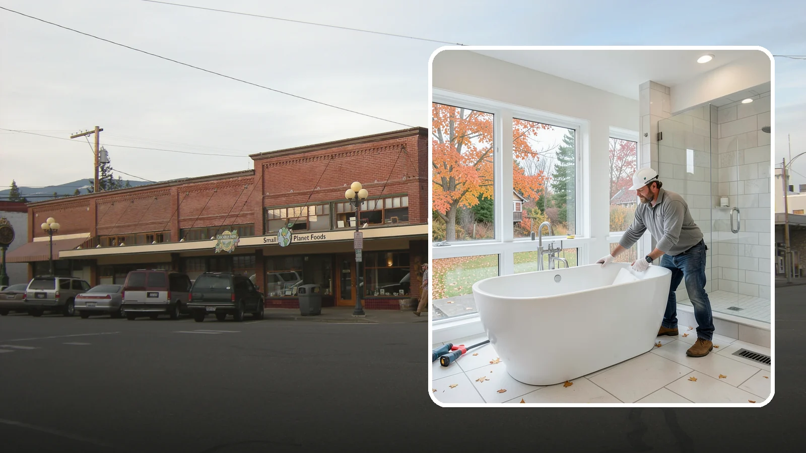 Freestanding Tub Installation in Sedro-Woolley, Skagit County, WA - A freestanding tub installation places a striking standalone soaking tub as your bathroom's centerpiece.
