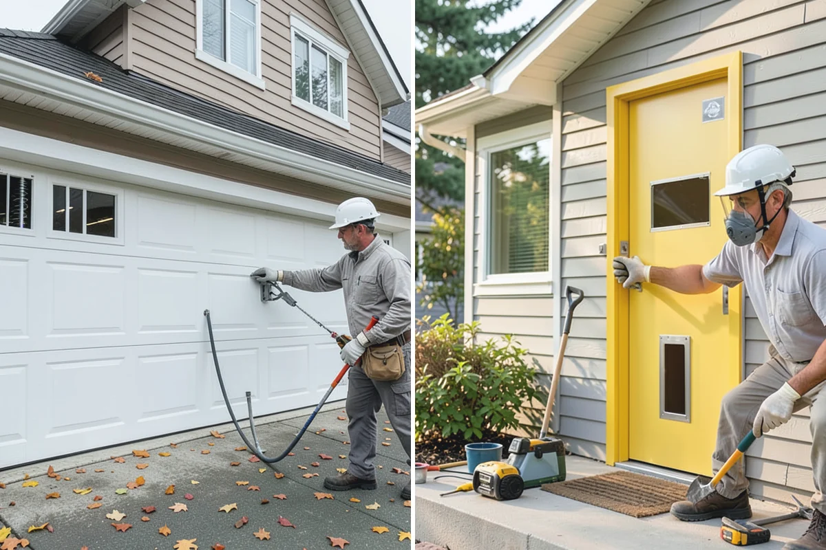 French Door Installation in Auburn, King County, WA - Verify the opening is wide and square enough for a double door