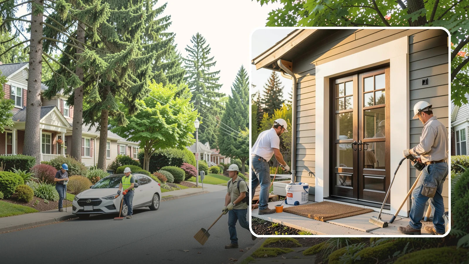 French Door Installation in Beaux Arts Village, King County, WA - Elegant French doors that add architectural charm and let daylight pour into your Northwest home.