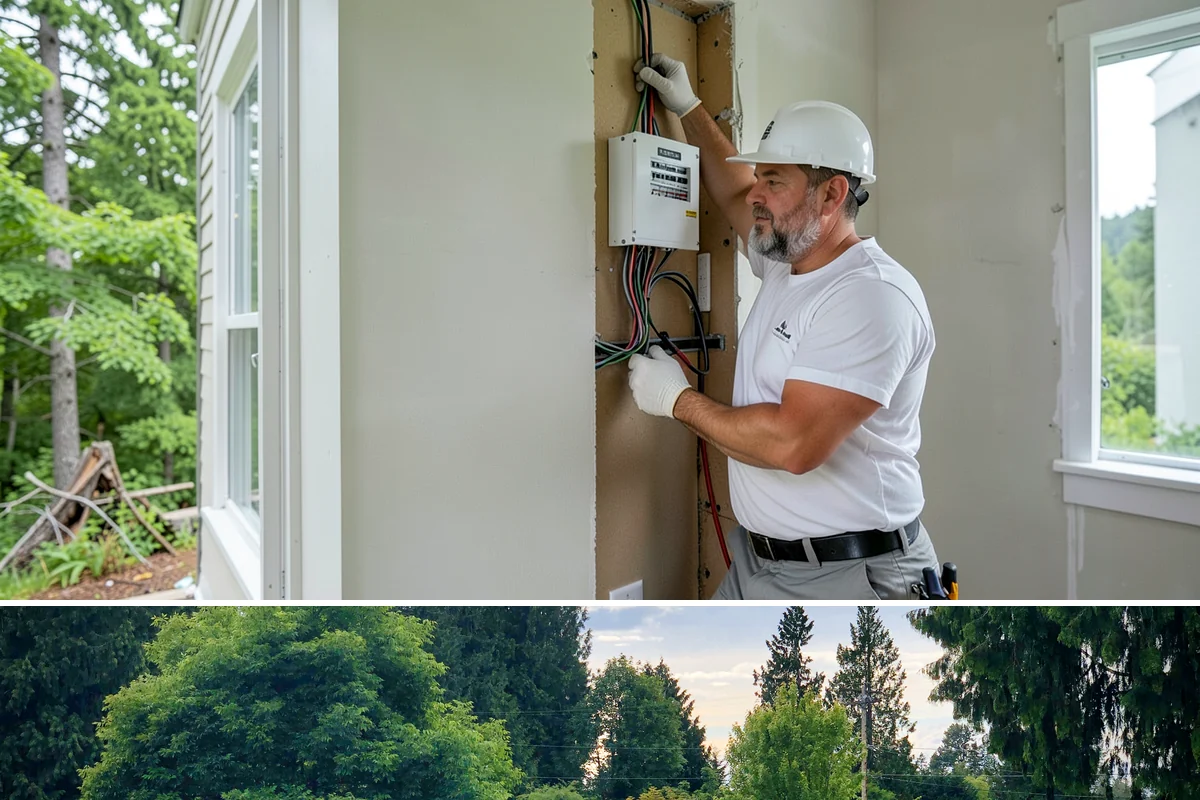 French Door Installation in Bonney Lake, Pierce County, WA - Exterior French doors are best set during drier months, while interior pairs can be installed comfortably anytime.