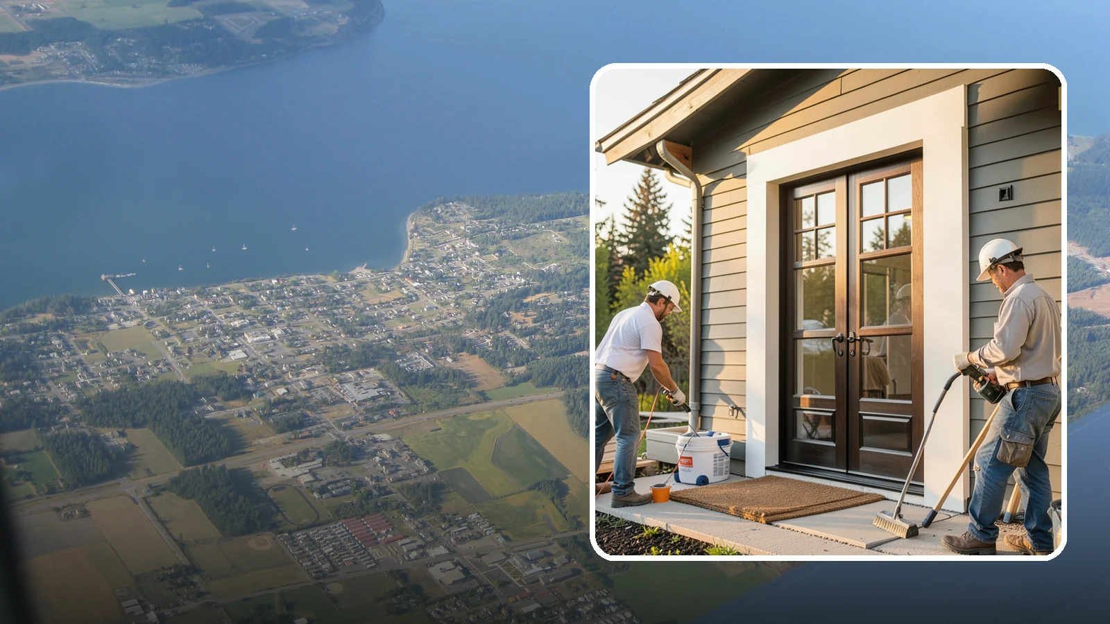 French Door Installation in Coupeville, Island County, WA - Elegant French doors that add architectural charm and let daylight pour into your Northwest home.
