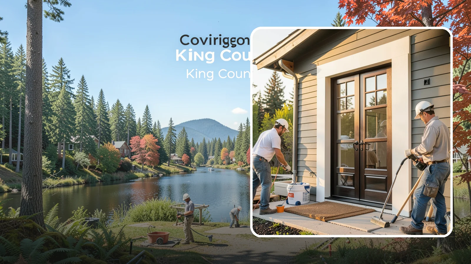 French Door Installation in Covington, King County, WA - Elegant French doors that add architectural charm and let daylight pour into your Northwest home.