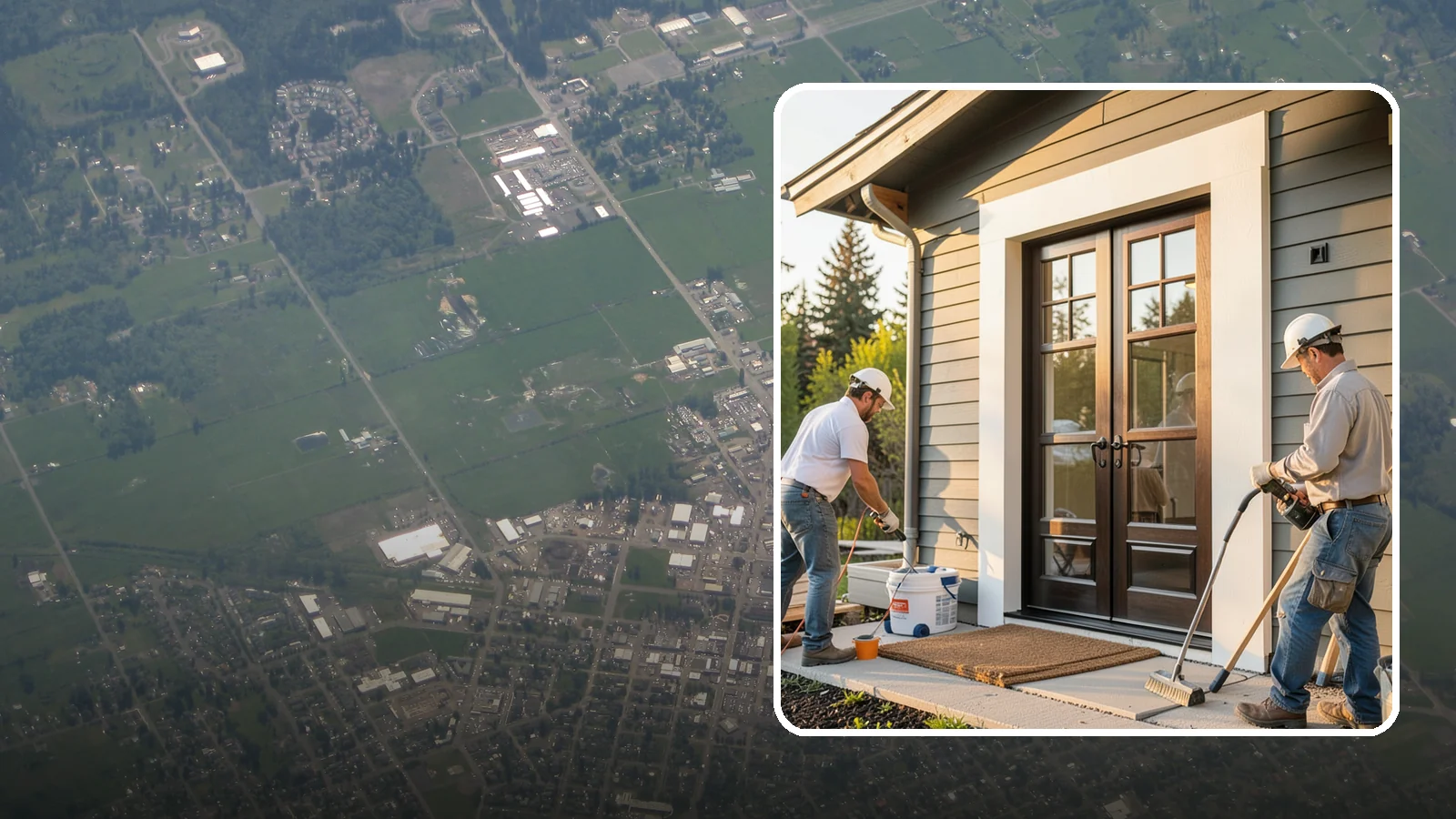 French Door Installation in Enumclaw, King County, WA - Elegant French doors that add architectural charm and let daylight pour into your Northwest home.