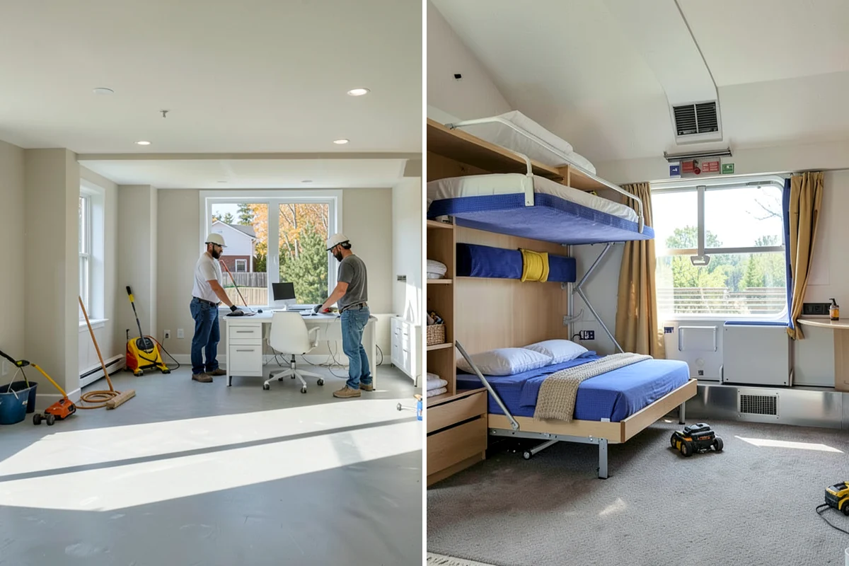 French Door Installation in Kenmore, King County, WA - Verify the opening is wide and square enough for a double door