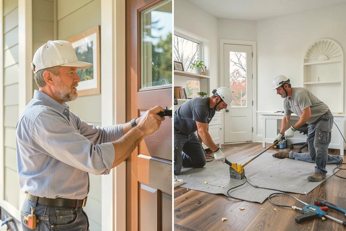 French Door Installation in Kirkland, King County, WA - Verify the opening is wide and square enough for a double door