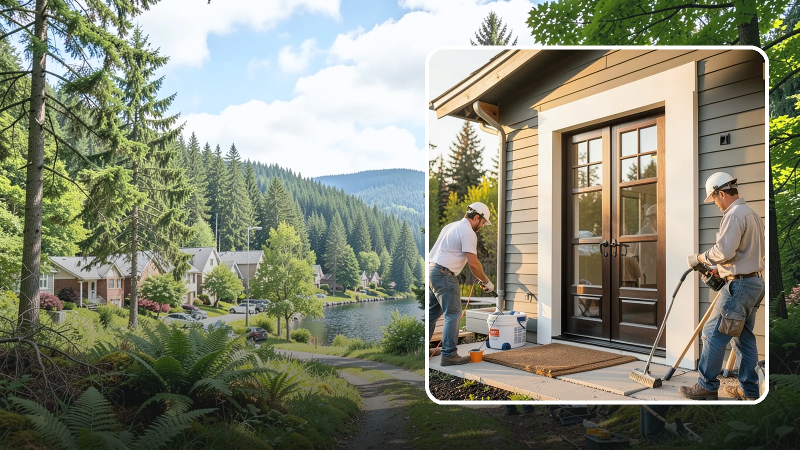 French Door Installation in Lake Forest Park, King County, WA - Elegant French doors that add architectural charm and let daylight pour into your Northwest home.
