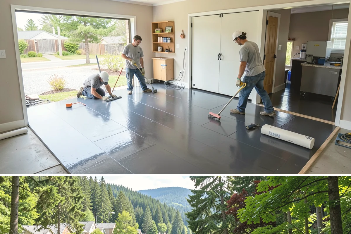 French Door Installation in Lake Forest Park, King County, WA - Exterior French doors are best set during drier months, while interior pairs can be installed comfortably anytime.