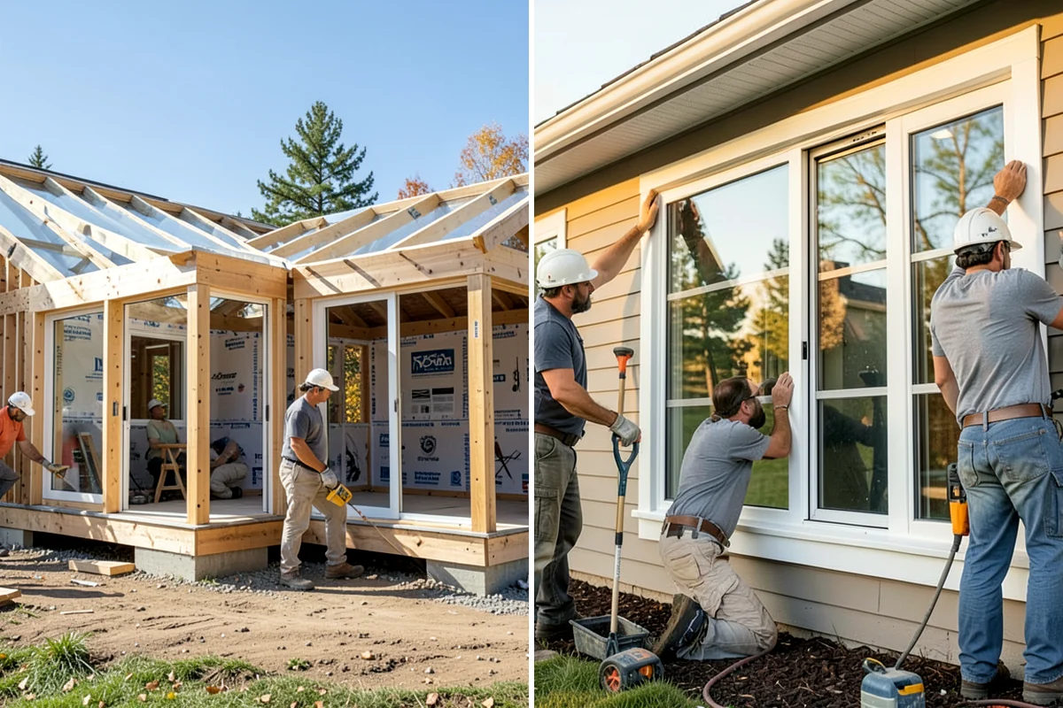 French Door Installation in Lakewood, Pierce County, WA - Verify the opening is wide and square enough for a double door