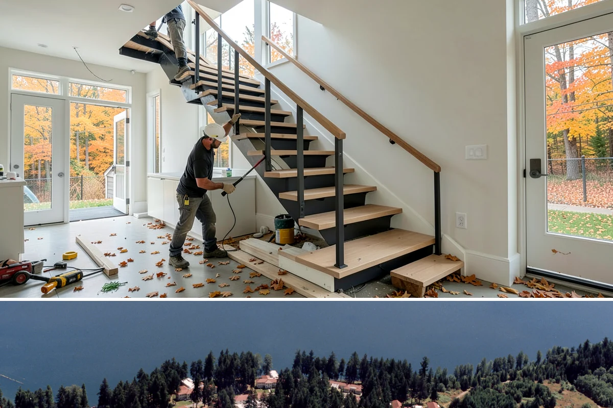 French Door Installation in Lakewood, Pierce County, WA - Exterior French doors are best set during drier months, while interior pairs can be installed comfortably anytime.