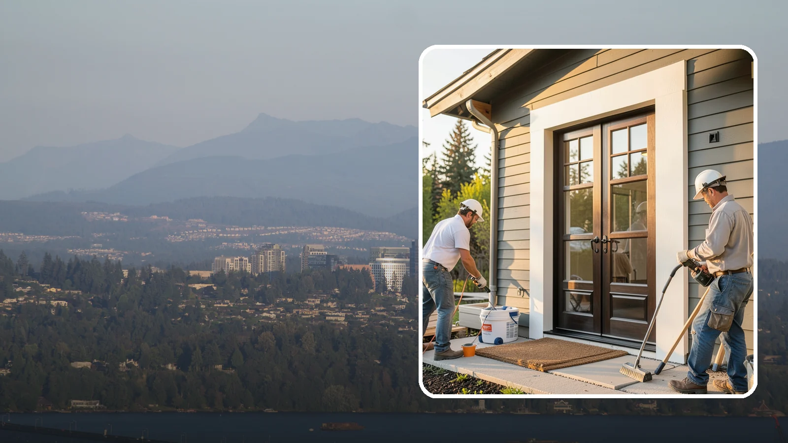 French Door Installation in Medina, King County, WA - Elegant French doors that add architectural charm and let daylight pour into your Northwest home.