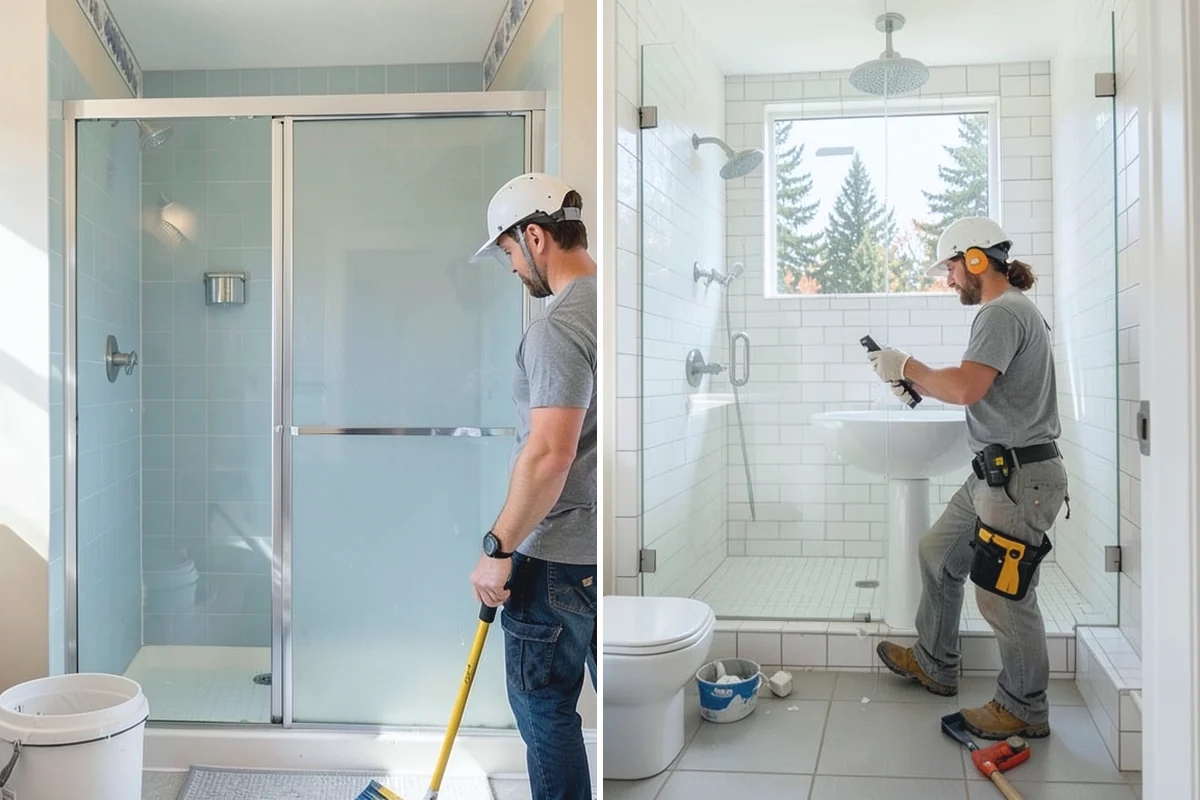 French Door Installation in Medina, King County, WA - Verify the opening is wide and square enough for a double door