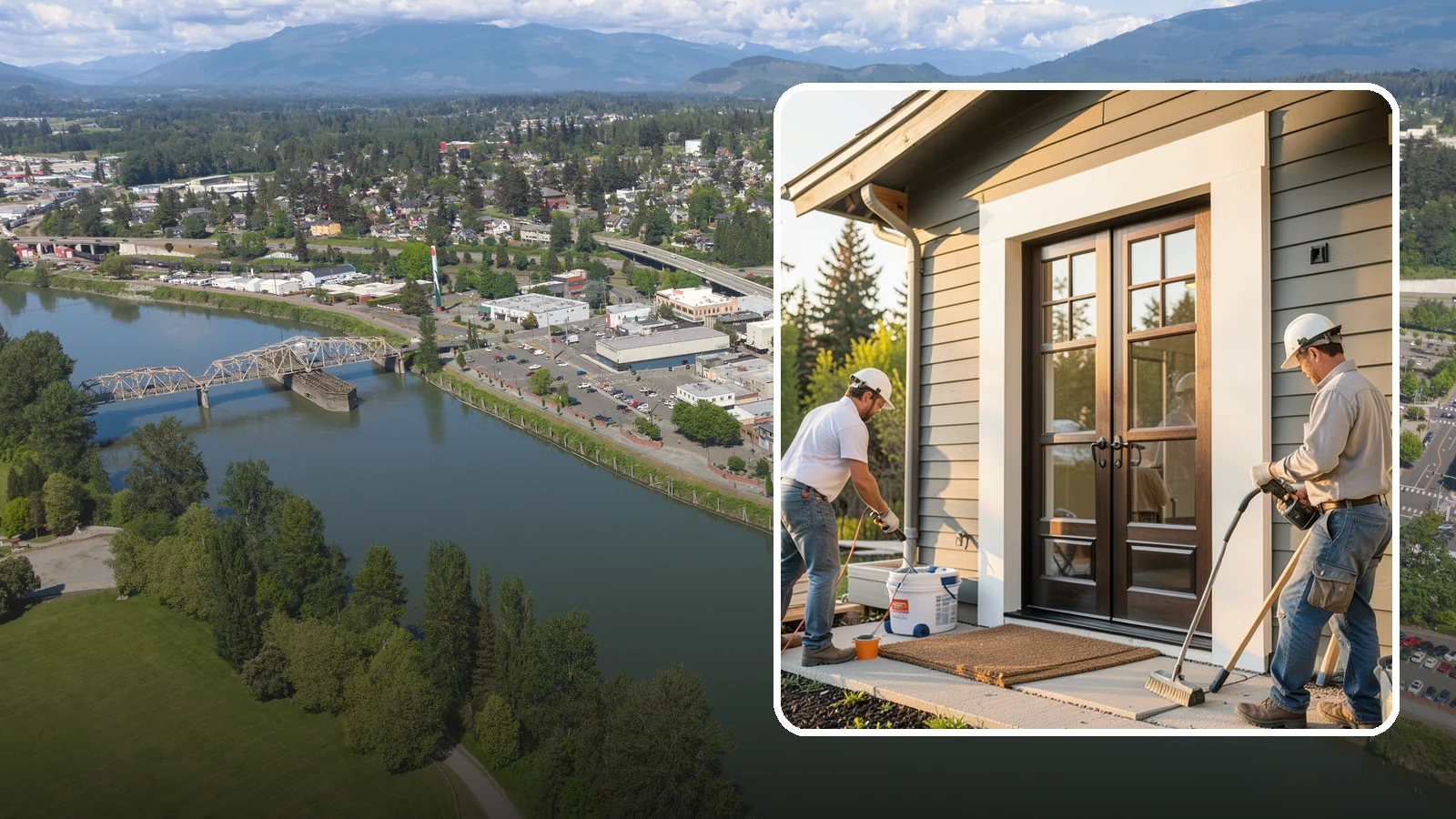 French Door Installation in Mount Vernon, Skagit County, WA - Elegant French doors that add architectural charm and let daylight pour into your Northwest home.