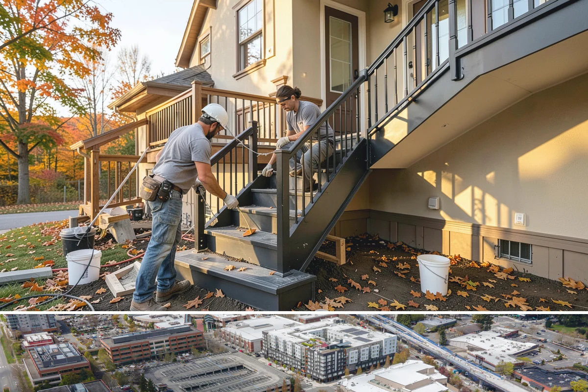 French Door Installation in Redmond, King County, WA - Exterior French doors are best set during drier months, while interior pairs can be installed comfortably anytime.