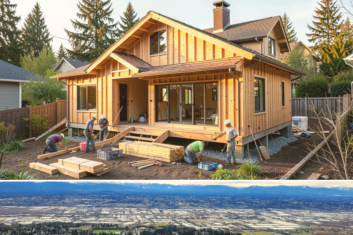 French Door Installation in SeaTac, King County, WA - Exterior French doors are best set during drier months, while interior pairs can be installed comfortably anytime.