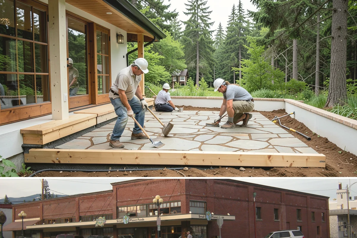 French Door Installation in Sedro-Woolley, Skagit County, WA - Exterior French doors are best set during drier months, while interior pairs can be installed comfortably anytime.