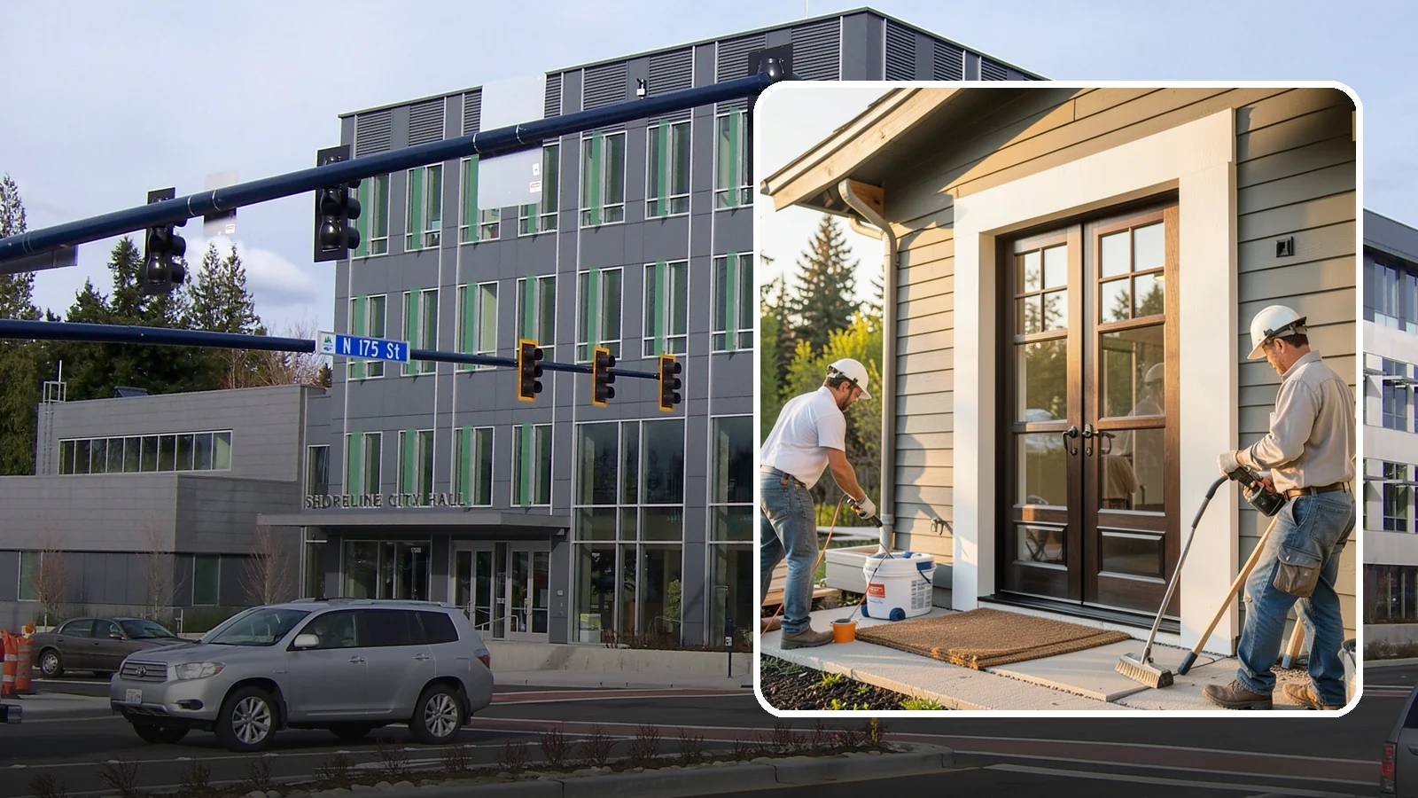 French Door Installation in Shoreline, King County, WA - Elegant French doors that add architectural charm and let daylight pour into your Northwest home.