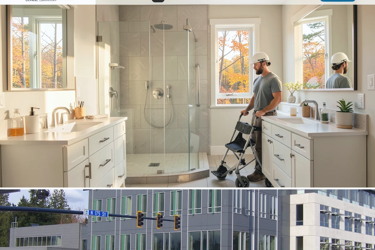 French Door Installation in Shoreline, King County, WA - Exterior French doors are best set during drier months, while interior pairs can be installed comfortably anytime.