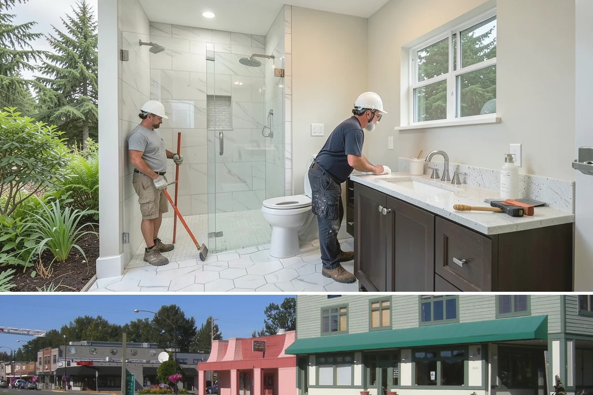 French Door Installation in Snoqualmie, King County, WA - Exterior French doors are best set during drier months, while interior pairs can be installed comfortably anytime.