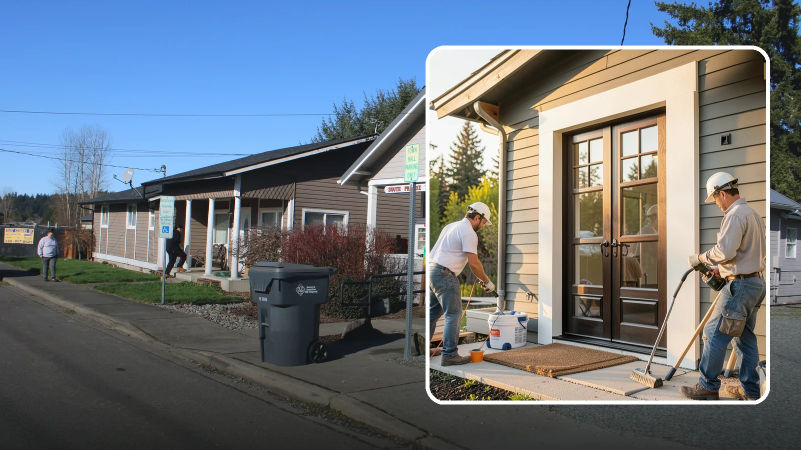 French Door Installation in South Prairie, Pierce County, WA - Elegant French doors that add architectural charm and let daylight pour into your Northwest home.