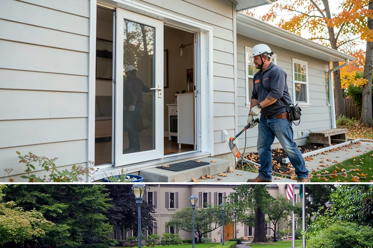 French Door Installation in Woodinville, King County, WA - Exterior French doors are best set during drier months, while interior pairs can be installed comfortably anytime.