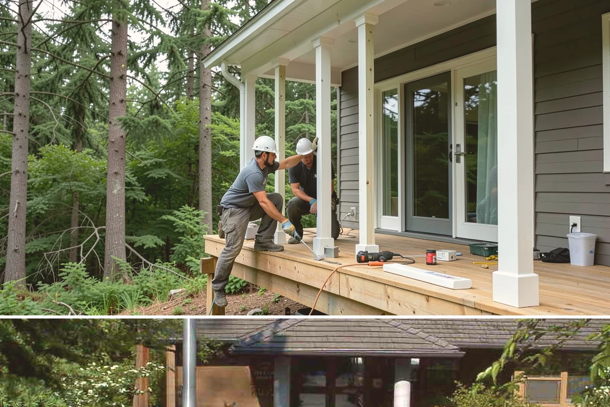 French Door Installation in Yarrow Point, King County, WA - Exterior French doors are best set during drier months, while interior pairs can be installed comfortably anytime.