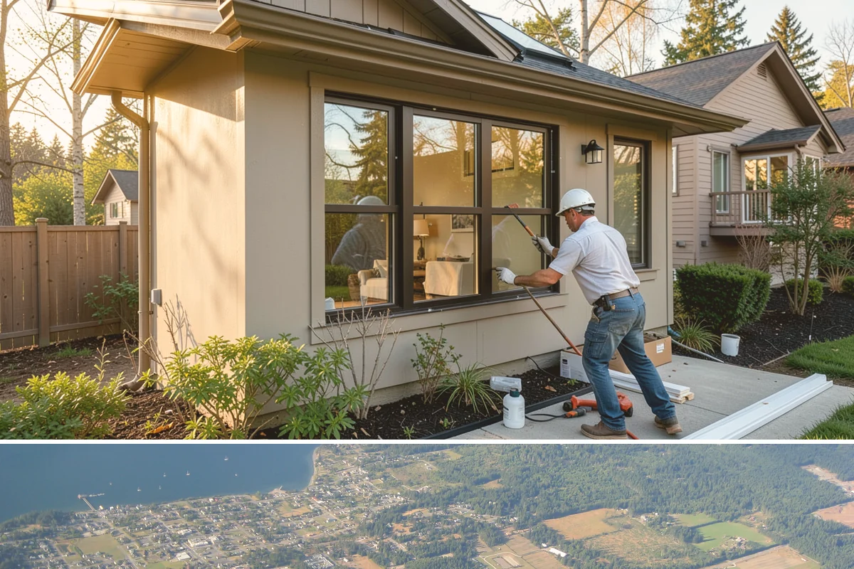 French Drain Installation in Coupeville, Island County, WA - Late summer through early fall offers firmer soil for trenching, letting the drain be finished before winter runoff peaks.