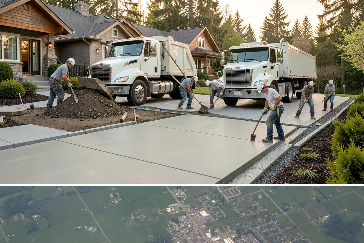 French Drain Installation in Enumclaw, King County, WA - Late summer through early fall offers firmer soil for trenching, letting the drain be finished before winter runoff peaks.