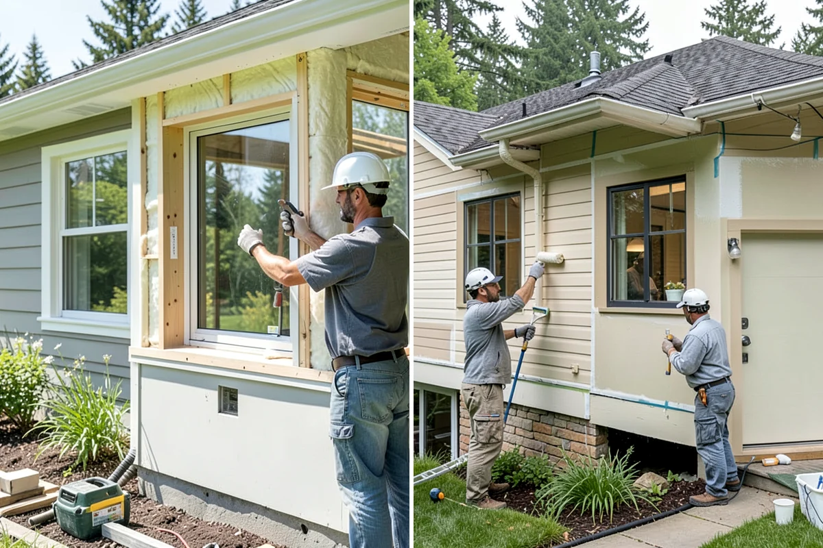 French Drain Installation in Lakewood, Pierce County, WA - Identify water flow and set the drain route and outlet
