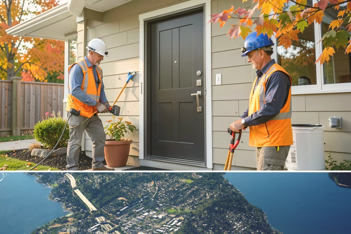 French Drain Installation in Mercer Island, King County, WA - Late summer through early fall offers firmer soil for trenching, letting the drain be finished before winter runoff peaks.