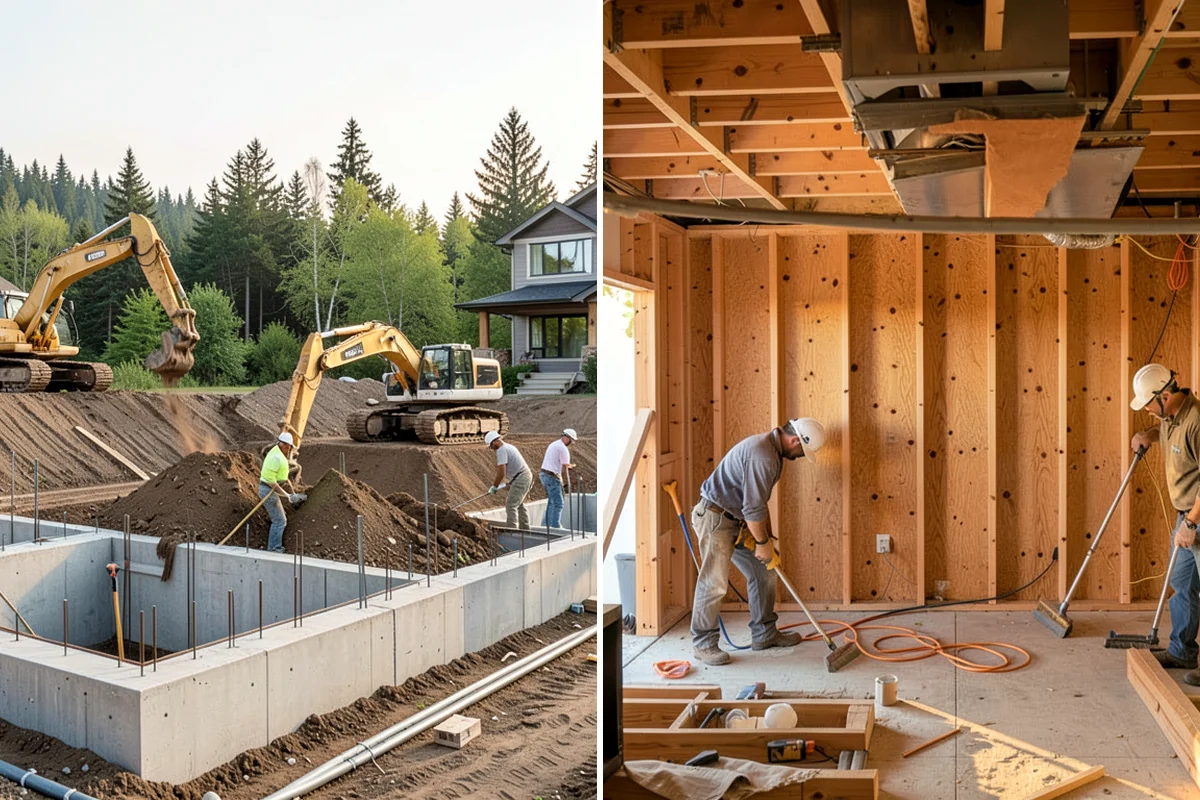French Drain Installation in Normandy Park, King County, WA - Identify water flow and set the drain route and outlet