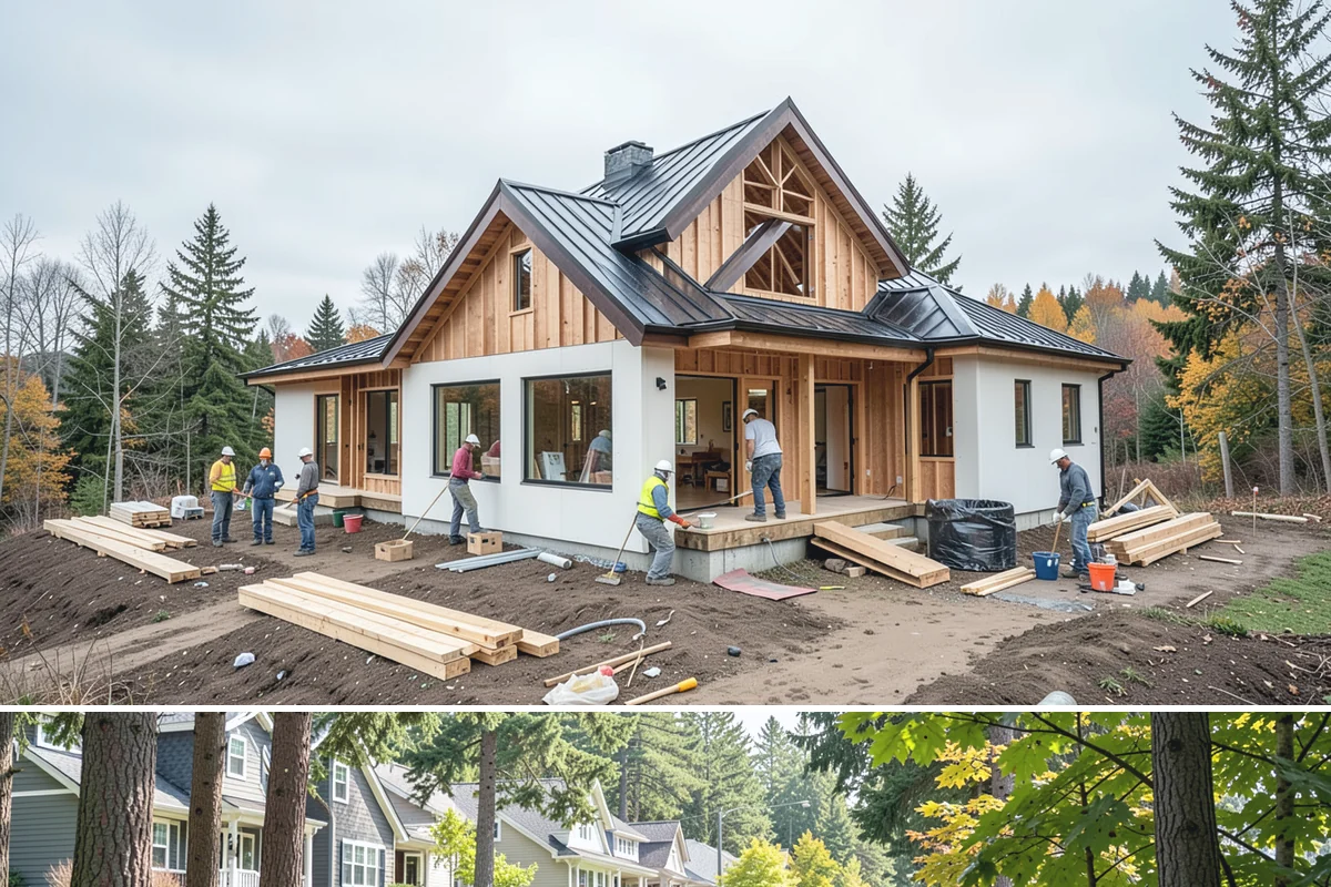 French Drain Installation in Normandy Park, King County, WA - Late summer through early fall offers firmer soil for trenching, letting the drain be finished before winter runoff peaks.