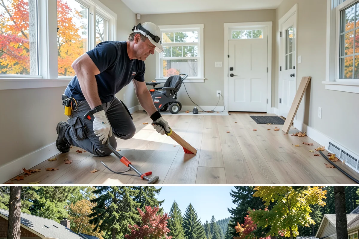 French Drain Installation in Orting, Pierce County, WA - Late summer through early fall offers firmer soil for trenching, letting the drain be finished before winter runoff peaks.