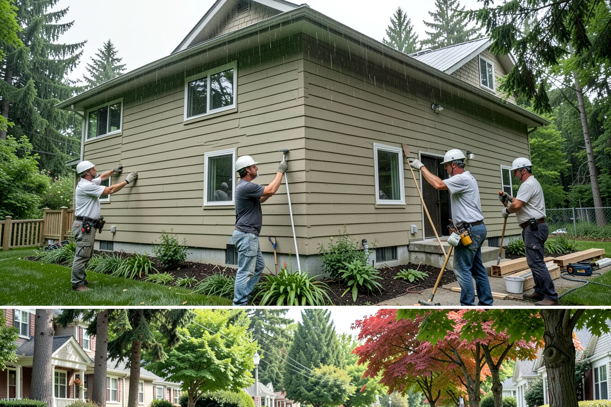 Front Door Painting in Beaux Arts Village, King County, WA - Front door painting is easiest in dry, mild weather so the enamel can cure hard before heavy use and rain.