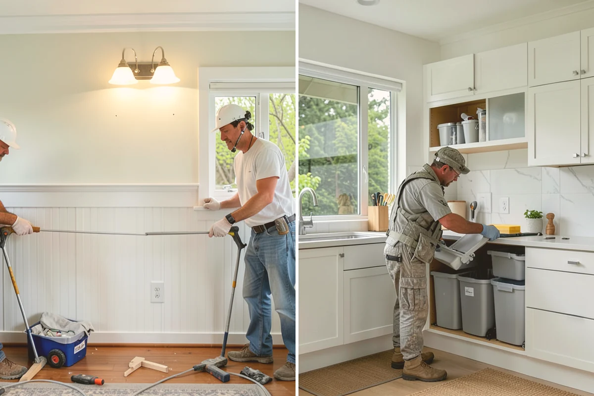Front Door Painting in Bellevue, King County, WA - Remove or mask the door hardware and weatherstrip