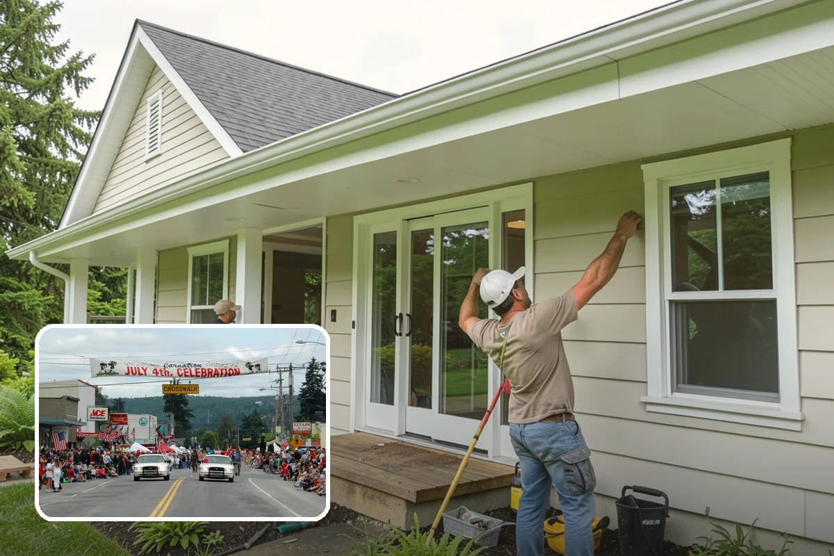 Front Door Painting in Carnation, King County, WA - Smooth, drip-free enamel with a near-factory finish