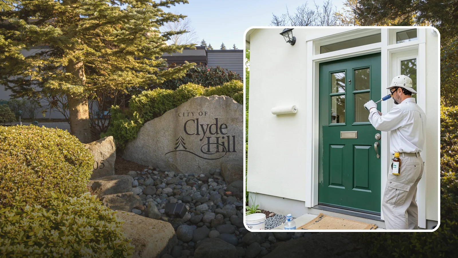 Front Door Painting in Clyde Hill, King County, WA - Front door painting gives your entry a striking, weather-tough finish that boosts curb appeal.