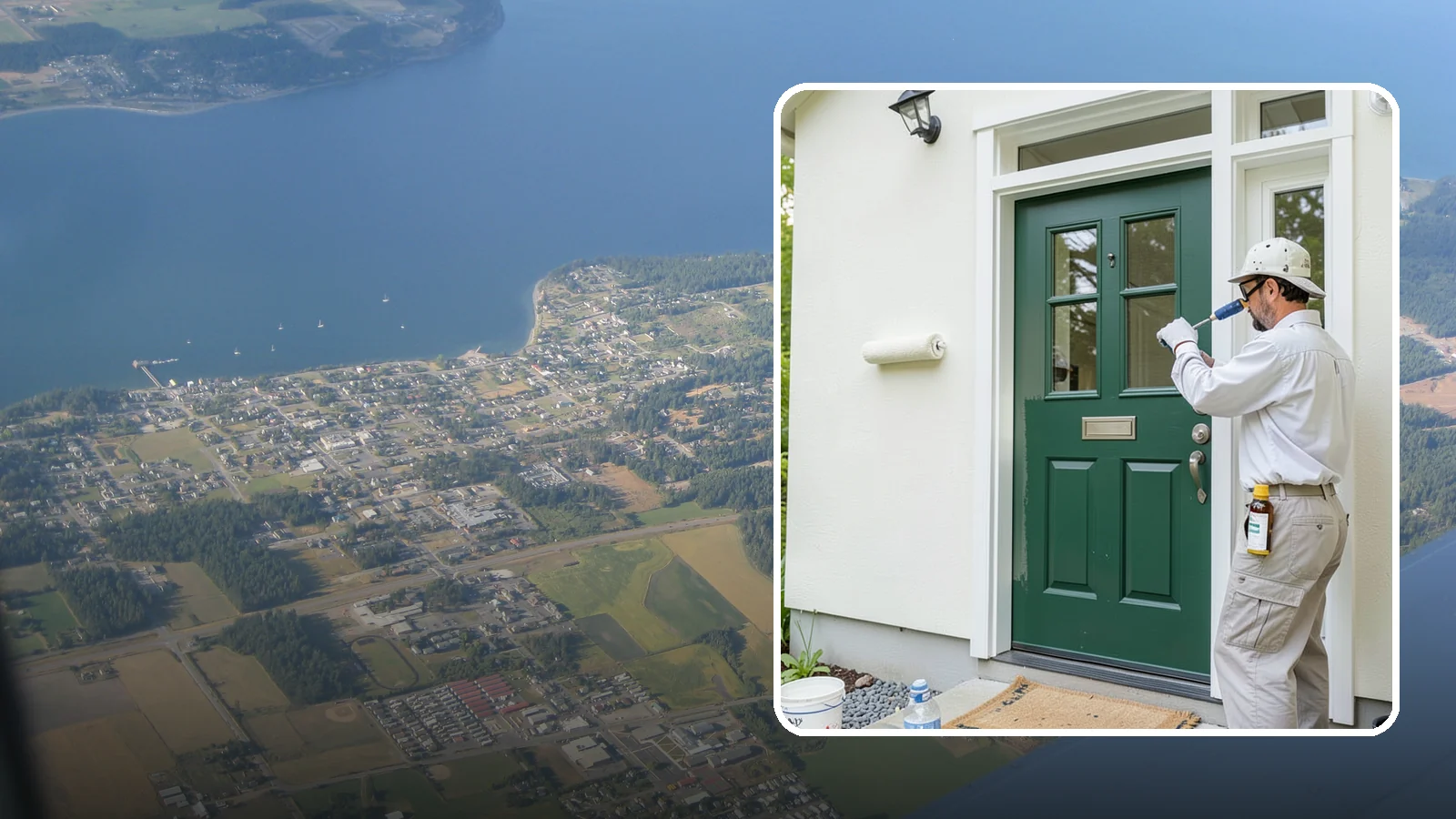 Front Door Painting in Coupeville, Island County, WA - Front door painting gives your entry a striking, weather-tough finish that boosts curb appeal.