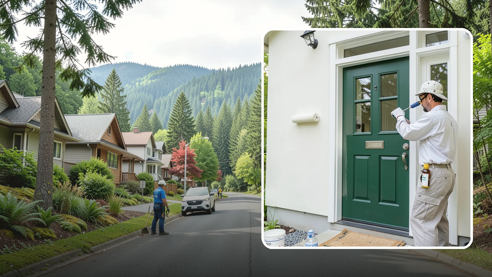 Front Door Painting in Darrington, Snohomish County, WA - Front door painting gives your entry a striking, weather-tough finish that boosts curb appeal.