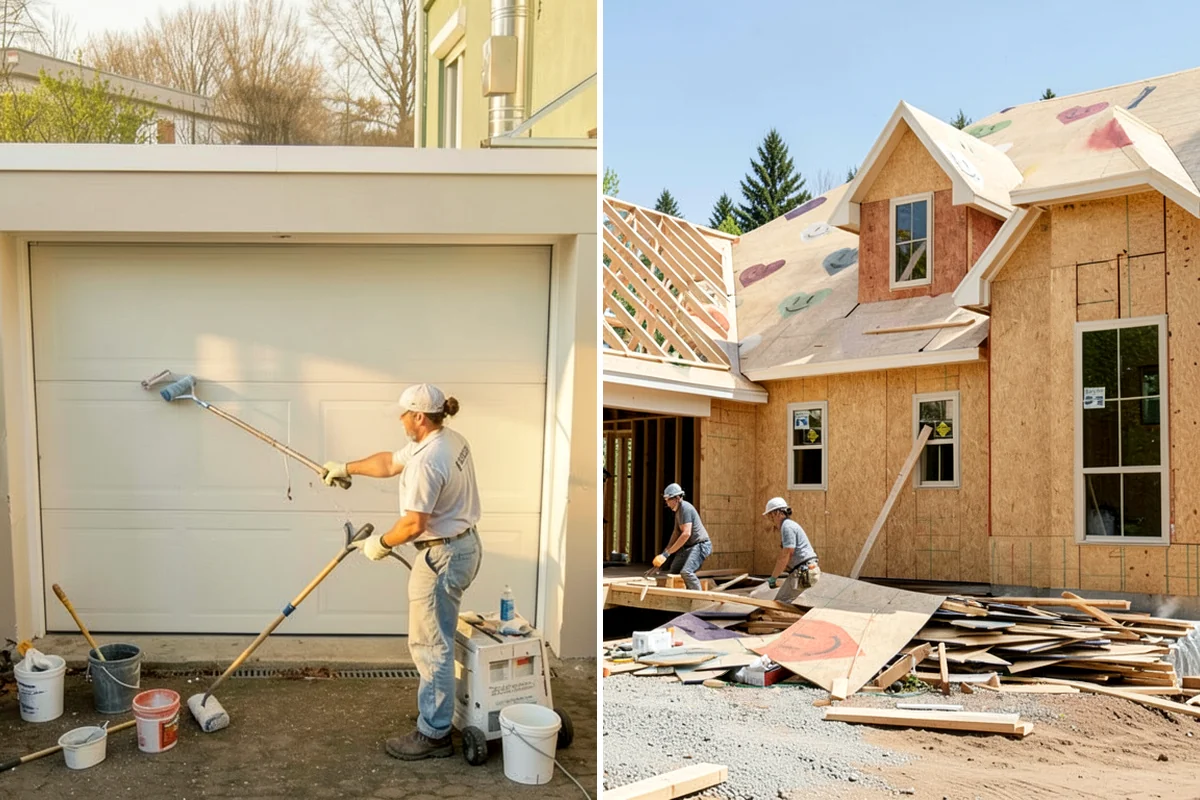Front Door Painting in DuPont, Pierce County, WA - Remove or mask the door hardware and weatherstrip