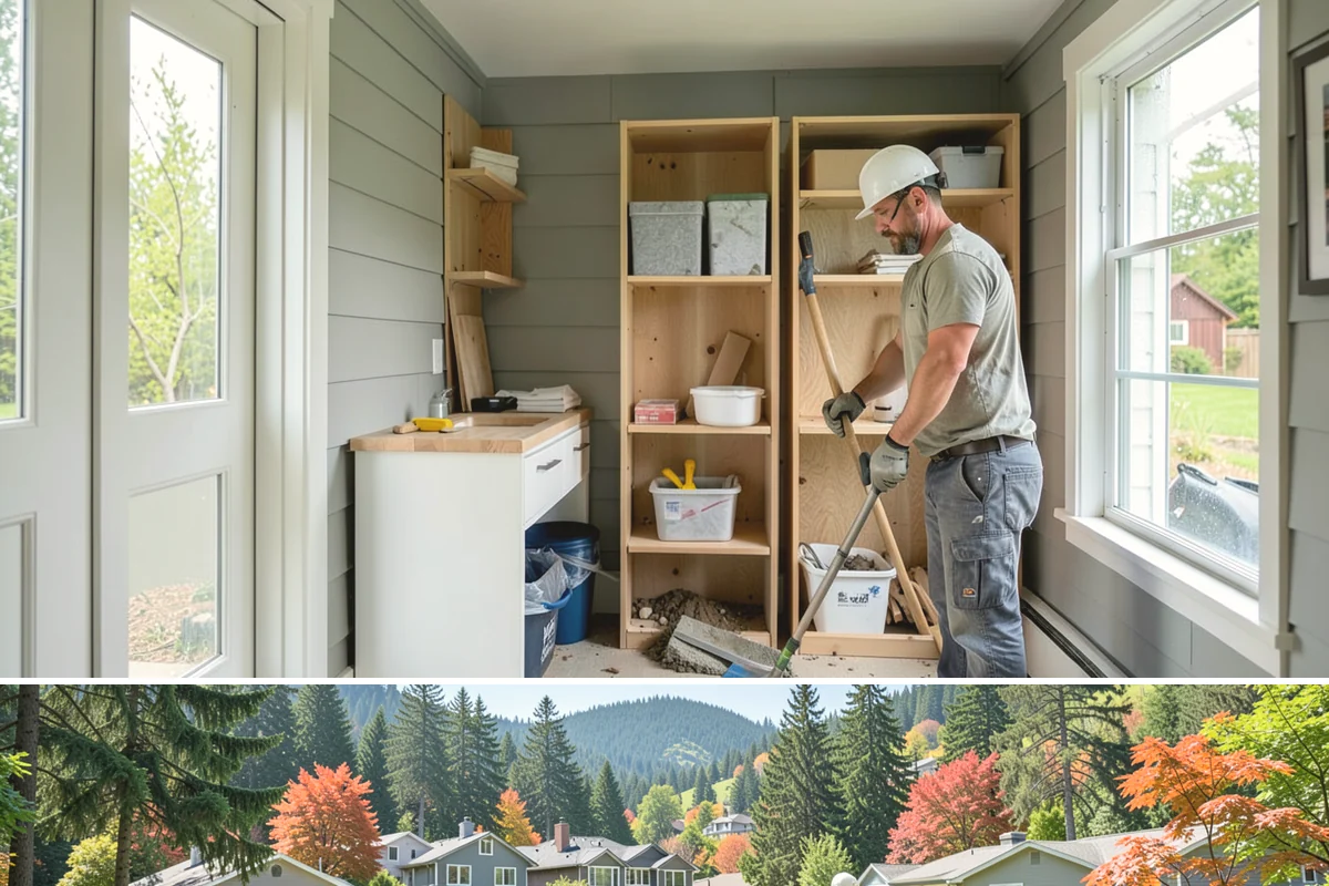 Front Door Painting in Fircrest, Pierce County, WA - Front door painting is easiest in dry, mild weather so the enamel can cure hard before heavy use and rain.