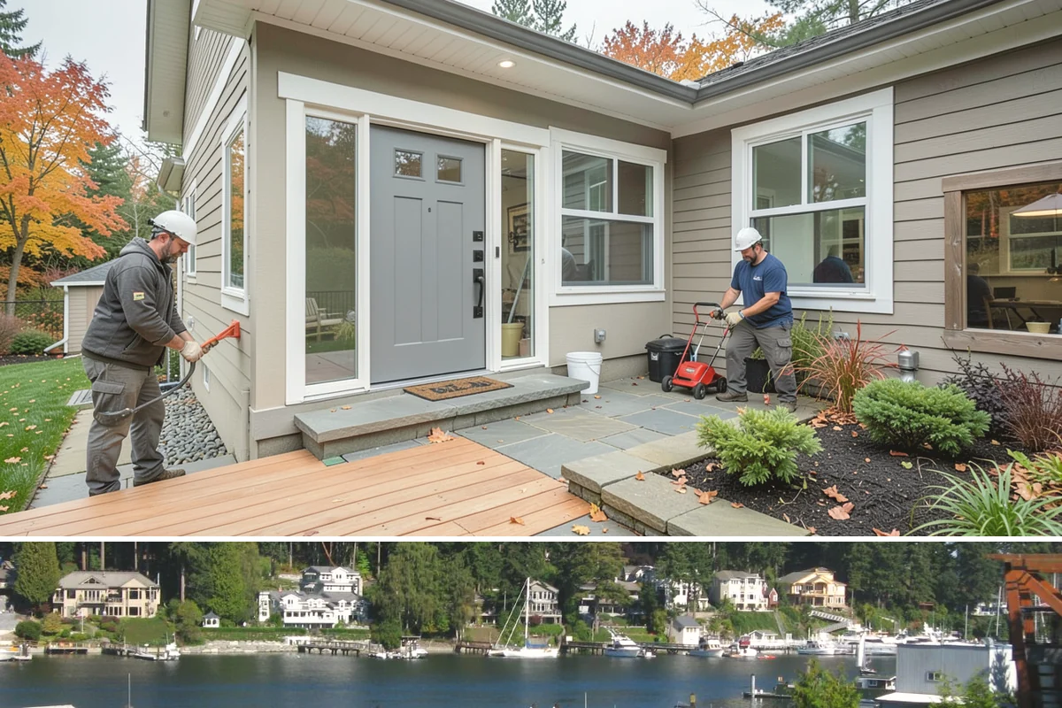 Front Door Painting in Gig Harbor, Pierce County, WA - Front door painting is easiest in dry, mild weather so the enamel can cure hard before heavy use and rain.