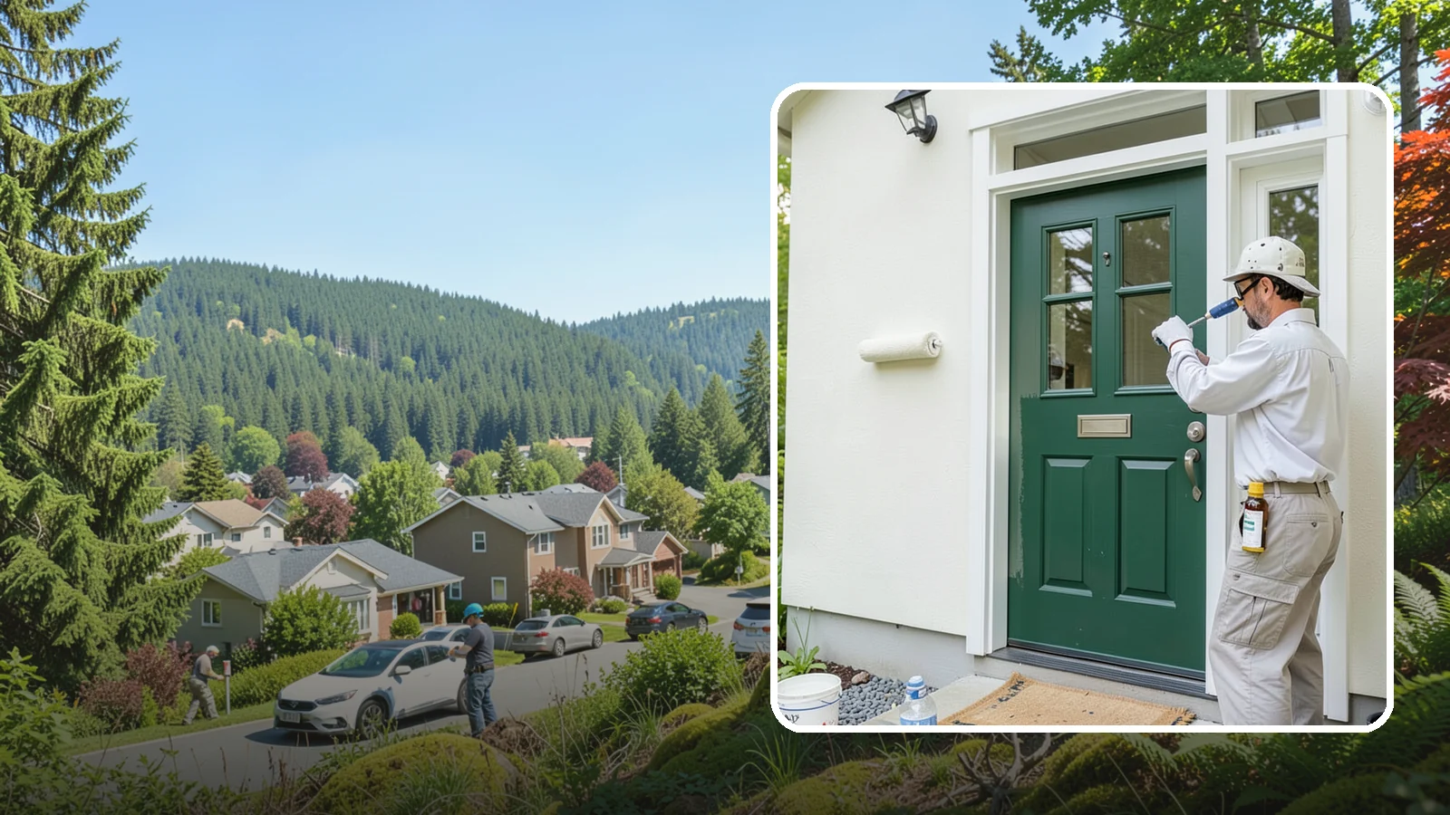 Front Door Painting in Index, Snohomish County, WA - Front door painting gives your entry a striking, weather-tough finish that boosts curb appeal.