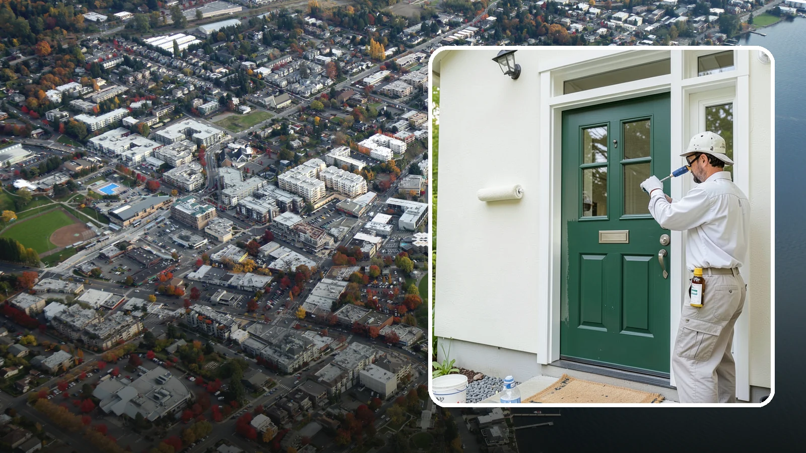 Front Door Painting in Kirkland, King County, WA - Front door painting gives your entry a striking, weather-tough finish that boosts curb appeal.