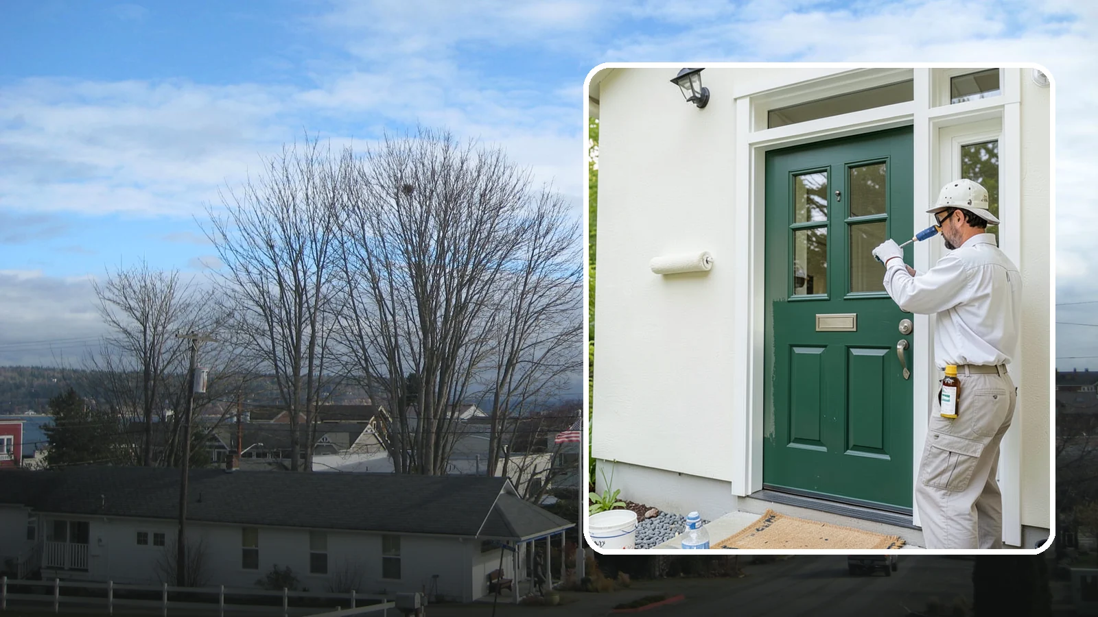 Front Door Painting in Langley, Island County, WA - Front door painting gives your entry a striking, weather-tough finish that boosts curb appeal.
