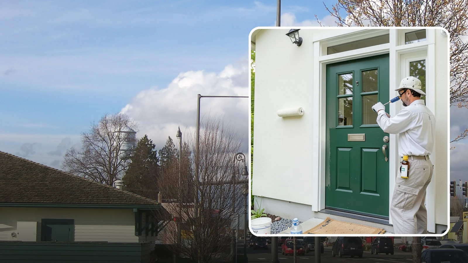 Front Door Painting in Marysville, Snohomish County, WA - Front door painting gives your entry a striking, weather-tough finish that boosts curb appeal.