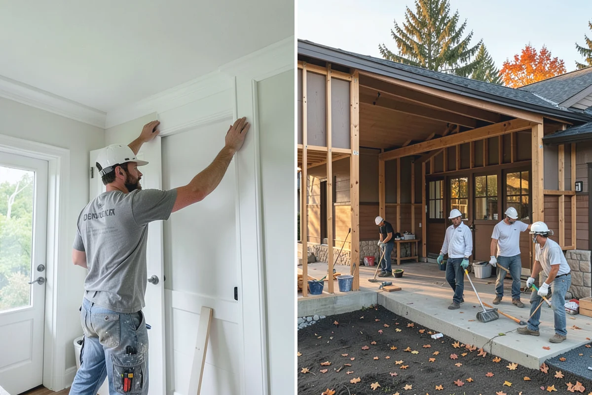 Front Door Painting in Medina, King County, WA - Remove or mask the door hardware and weatherstrip