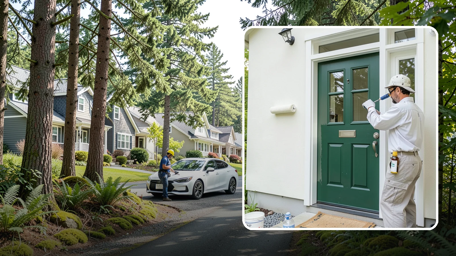 Front Door Painting in Normandy Park, King County, WA - Front door painting gives your entry a striking, weather-tough finish that boosts curb appeal.