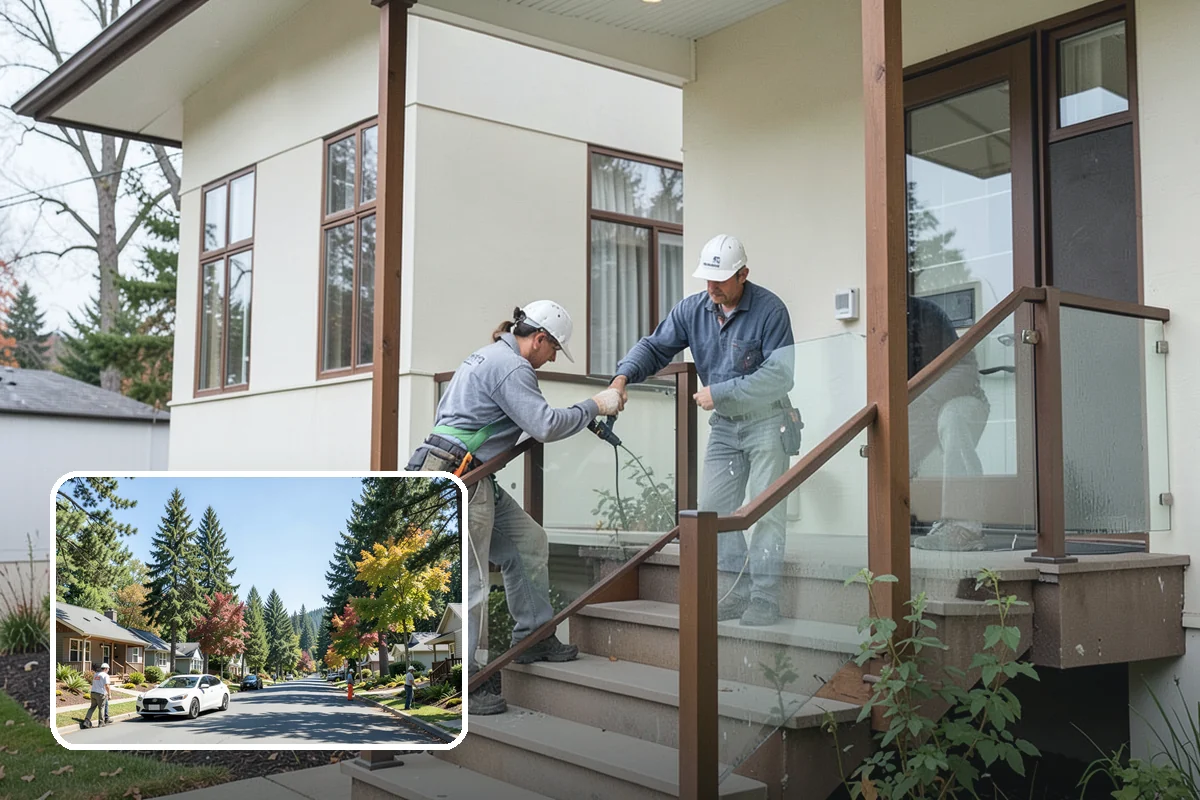 Front Door Painting in Orting, Pierce County, WA - Smooth, drip-free enamel with a near-factory finish