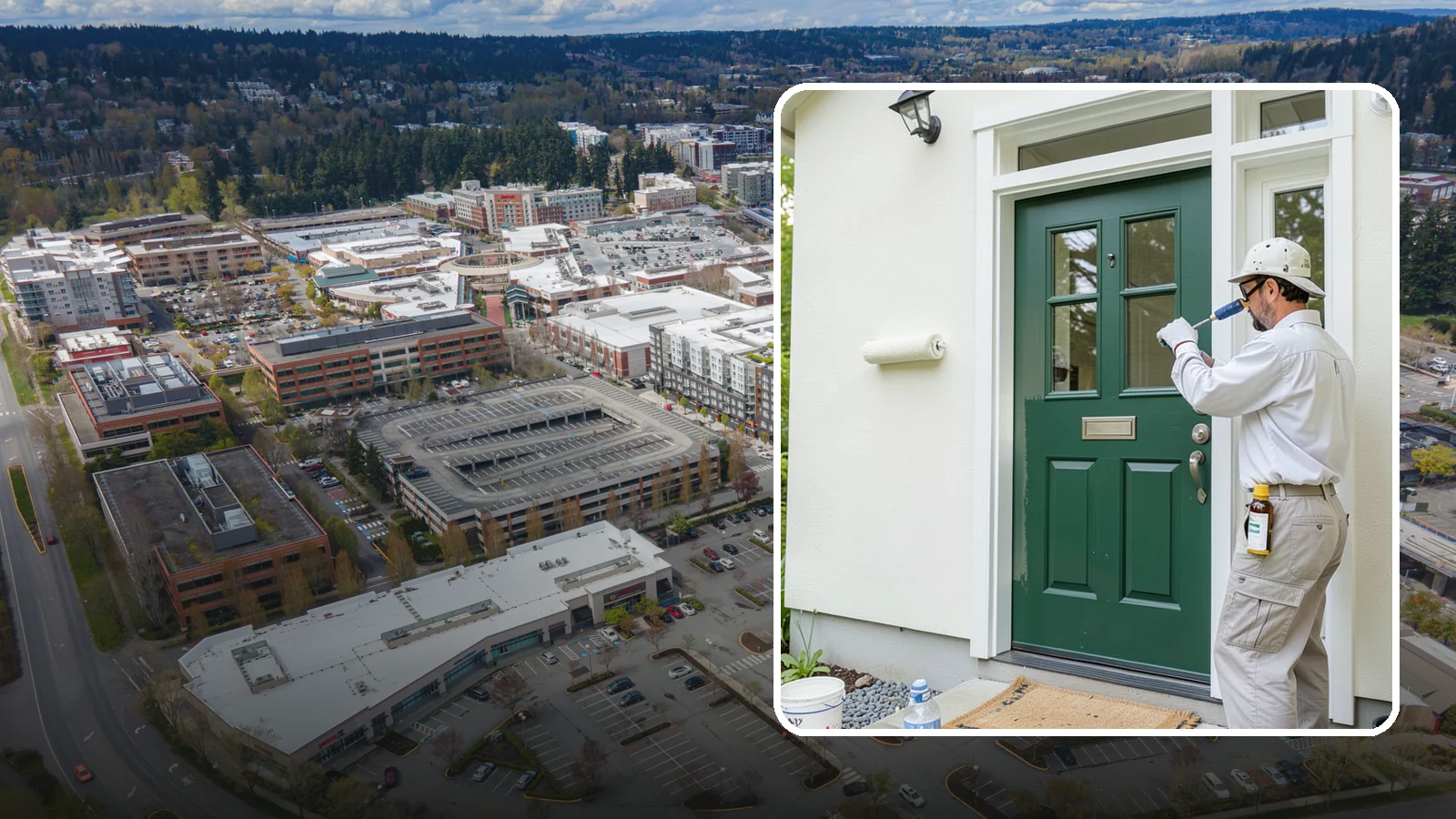 Front Door Painting in Redmond, King County, WA - Front door painting gives your entry a striking, weather-tough finish that boosts curb appeal.